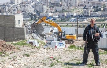 صورة أرشيفية من عمليات الهدم التي يشنها الاحتلال في الضفة الغربية