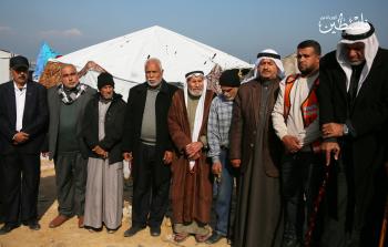 مؤتمر صحفي نظّمه التجمع الوطني للقبائل والعشائر والعائلات الفلسطينية، بعنوان : 