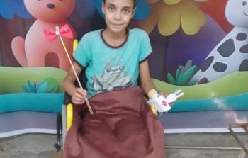 الطفلة الجريحة راما حجازي