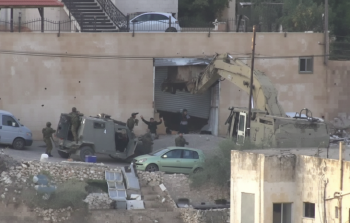 لقطة من جريمة إعدام جيش الاحتلال شابين فلسطينيين في جنين الخميس