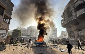 طائرة إسرائيلية مسيرة استهدفت السيارة بشكل مباشر أثناء مرورها قرب مفترق النابلسي