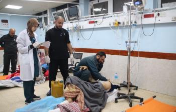 صورة أرشفية لجرحى من غزة