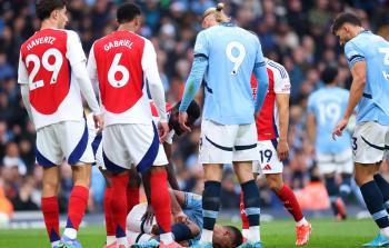 تعرض رودري للإصابة أمام أرسنال (غيتي)