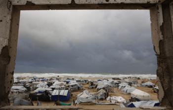 خيام للنازحين في قطاع غزة