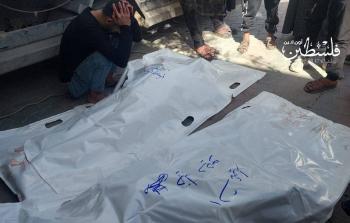 وداع وتشييع جثامين 11 شهيدًا في استهداف مركز شرطة الشيخ رضوان (فلسطين أون لاين)