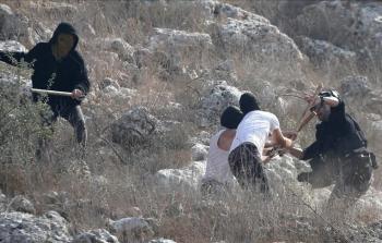 صورة أرشيفية لاعتداءات المستوطنين في الضفة