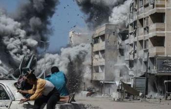 غارة جوية شنتها طائرات الاحتلال على قطاع غزة (أرشيفية)