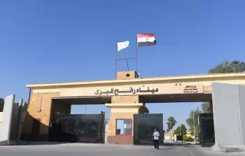 معبر رفح الحدودي من الجانب المصري مع قطاع غزة