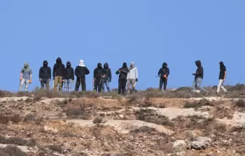 صورة أرشيفية من هجوم المستوطنين في الضفة الغربية