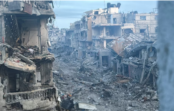 مباني سكنية مدمرة في بيت لاهيا شمال قطاع غزة