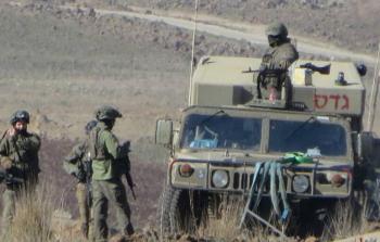 جنود الاحتلال خلال توغلهم في القنيطرة