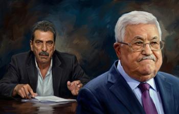 عضو اللجنة المركزية لحركة «فتح» توفيق الطيراوي ورئيس السلطة محمود عباس