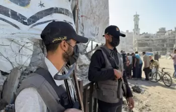 عناصر من وزارة الداخلية في غزة