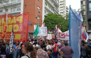 مظاهرات في الأرجنتين، تضامنًا مع فنزويلًا وتنديدًا بالعدوان الأمريكي