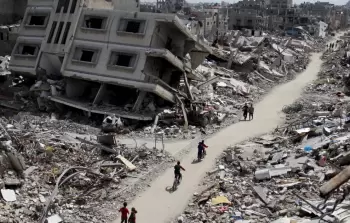 الدمار الكبير الذي خلفه الاحتلال جراء قصفه على قطاع غزة (أرشيفية)