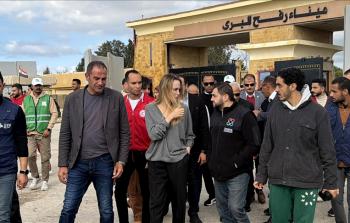 أنجلينا جولي تزور معبر رفح وجرحى فلسطينيين في مصر