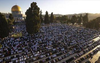 صلاة الجمعة في المسجد الأقصى