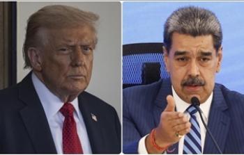 الرئيس الفنزولي نيكولاس مادورو والرئيس الأمريكي دونالد ترمب