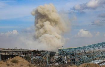 صورة أرشيفية من قصف الاحتلال في غزة