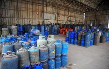 أنابيب تعبئة الغاز في غزة