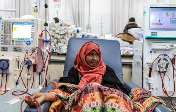 مرضى الفشل الكلوي في غزة (وكالات)
