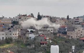 تفجير منزل في الضفة الغربية (أرشيفية)