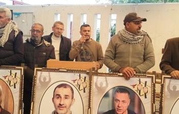 اعتصام أهالي الأسرى الفلسطينيين (تصوير: فلسطين أون لاين)