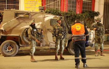 قوات الاحتلال خلال اقتحامها إحدى مدن الضفة الغربية المحتلة