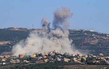 صورة من غارات سابقة على الجنوب اللبناني (وكالات)