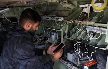 نقطة شحن هواتف محمولة في غزة، 29 نوفمبر 2025