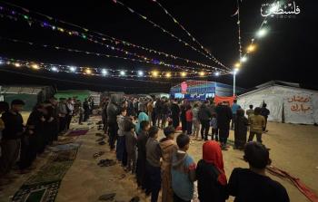 صلاة التراويح في غزة