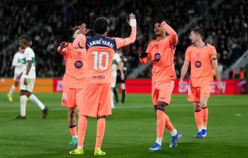 واصل برشلونة نتائجه الإيجابية في الدوري الإسباني (وكالات)