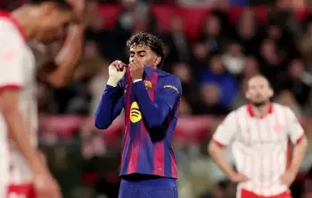 المباراة شهدت إهدار لامين يمال  لـ ركلة جزاء حاسمة في نهاية الشوط الأول