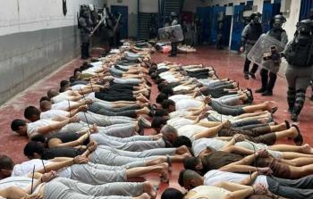 عرض الأسرى الفلسطينيون أمام المستوطنين وهم مستلقون على الأرض ومكبلو الأيدي