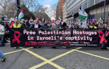 100 ألف متظاهر شاركوا في تظاهرة ضخمة جابت شوارع العاصمة البريطانية