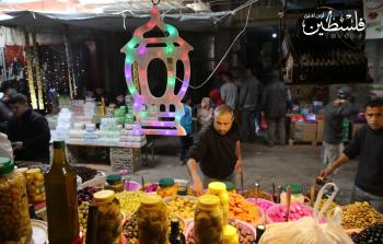 أسواق قطاع غزة تفتح أبوابها من جديد لاستقبال شهر رمضان
