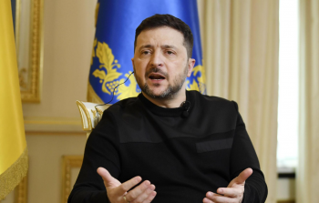 الرئيس الأوكراني فولوديمير زيلينسكي