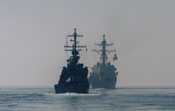 سفينتان أميركية وإسرائيلية شاركتا بالتدريب العسكريّ