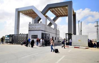 معبر رفح البري من الجانب الفلسطيني قبل تدميره من قبل الاحتلال خلال حرب الإبادة الجماعية