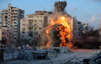 غارة إسرائيلية على مدينة غزة (أرشيف)