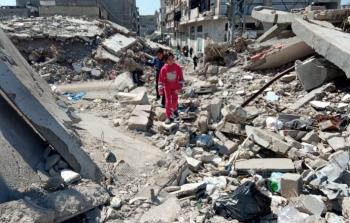 الدمار في مربع بلال بحي الزيتون