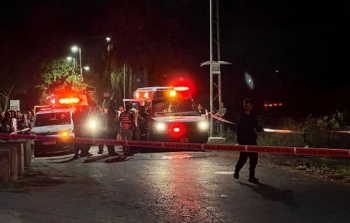 من مكان عملية إطلاق نار في الداخل المحتل (أرشيفية)