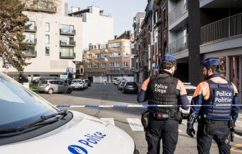 الشرطة البلجيكية تنتشر في مكان الإنفجار