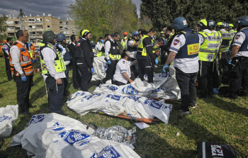 قتلى الاحتلال جراء رشقة صواريخ إيرانية على بيت 