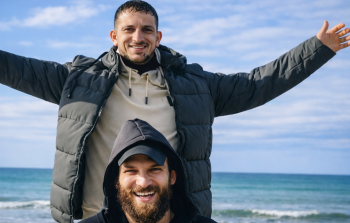 الشقيقان سائد وفهمي قدوم