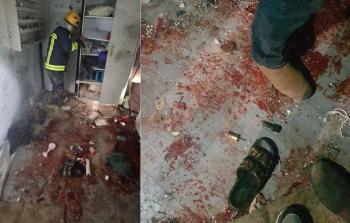 صورة من مكان الصاروخ الإسرائيلي