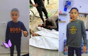 الطفلان سلمان زكريا الزوارعة (14 عامًا) وابن عمه محمد يوسف الزوارعة (15 عامًا)