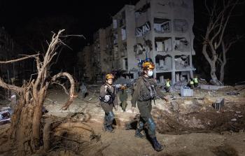 موقع الهجوم الصاروخي الإيراني على عراد في جنوب