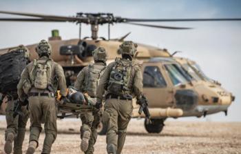 نقل إصابات من جنود الاحتلال عبر مروحية عسكرية