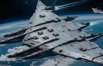 صورة من فيديو توضيحي لمشروع حاملة الطائرات الفضائية الصينية لوانياو (التلفزيون المركزي الصيني)